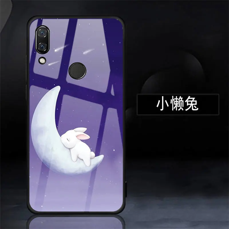 Цветной чехол из закаленного стекла для Xiaomi Redmi Note 7 накладка 5 6 Pro Plus S2 5A 6A