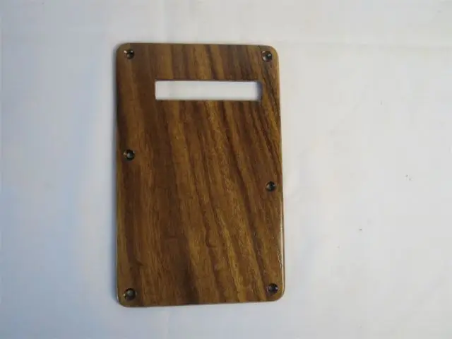 

Cavity Cover Back Platewood of Chinese scholartree Fits Guitar Style2 #2978