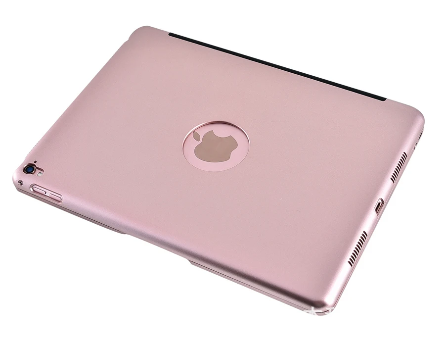 Алюминиевый сплав чехол s для Apple iPad Pro 9,7 дюйма Air 2 беспроводной Bluetooth чехол для клавиатуры с подставкой раскладушка откидная крышка+ пленка