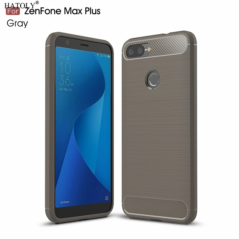 HATOLY чехол для Asus Zenfone Max Plus ZB570TL M1 X018DC Мягкий ТПУ Матовый прочный силиконовый
