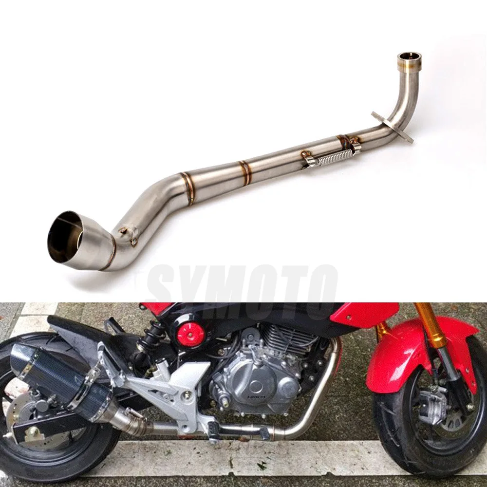 Для Honda MSX 125 / Grom 2013 2014 2015 MSX125 выхлопной глушитель мотоцикла средняя и передняя