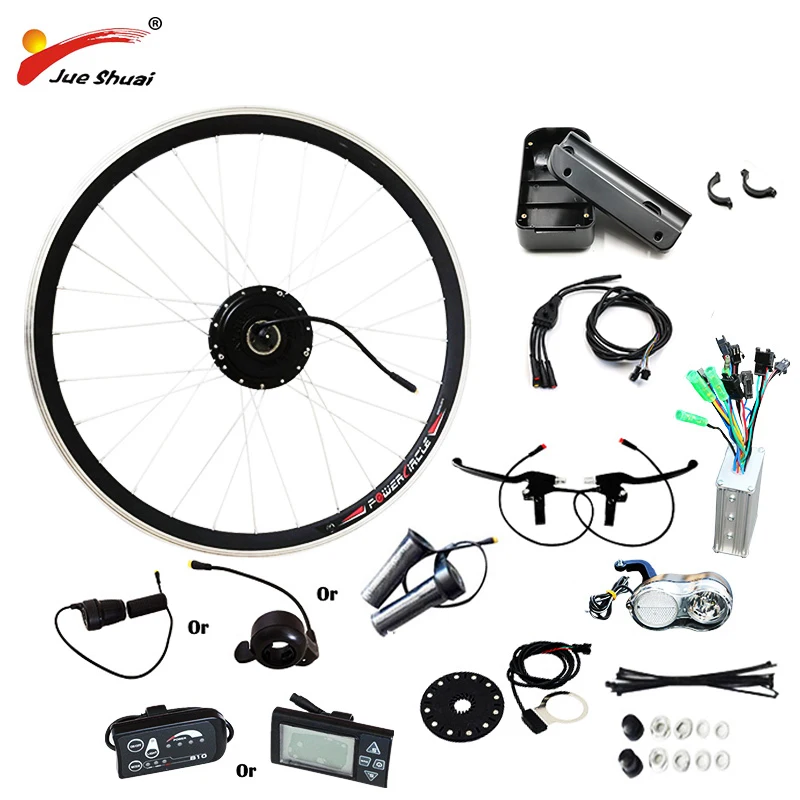 JS E Bike 48 в 250 Вт 350 500 Стандартный комплект для переоборудования электрического