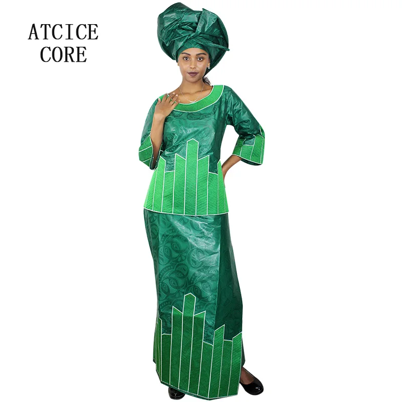 Африканское модное платье 100% хлопок Бесплатная доставка Африканский базин