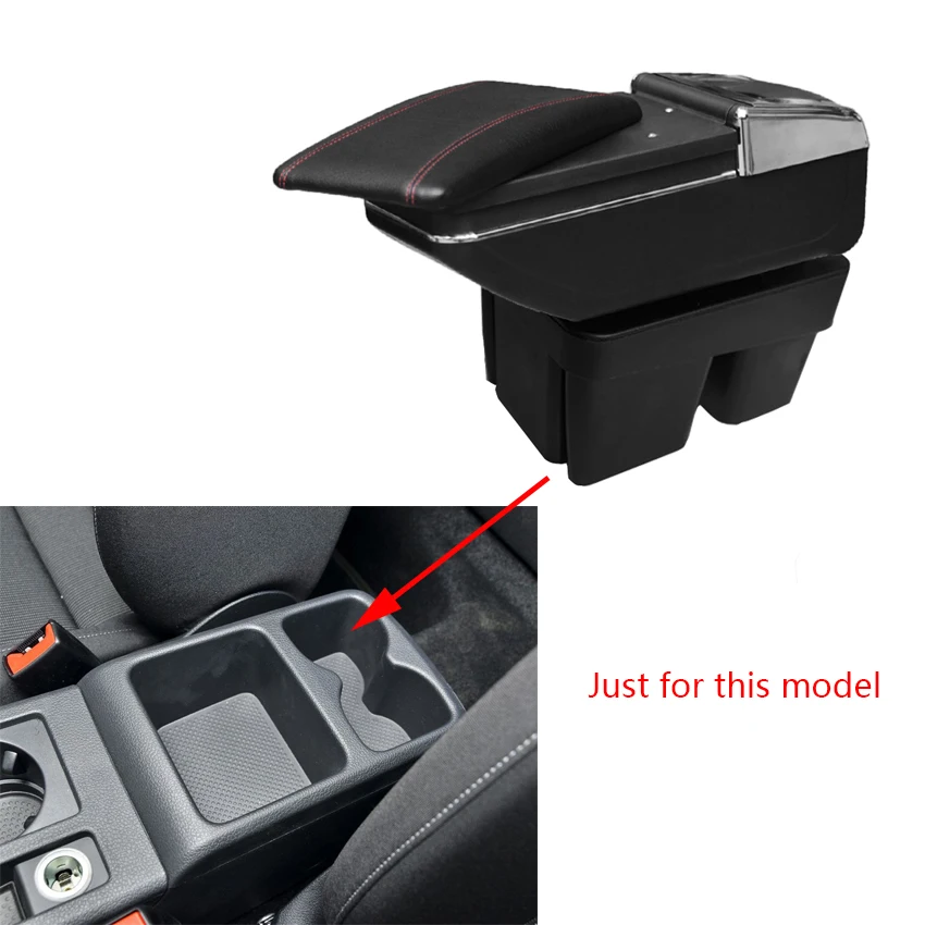 Подлокотник для Volkswagen VW Golf 7 2015 2016 2017 Автомобильный Центральный ящик хранения с