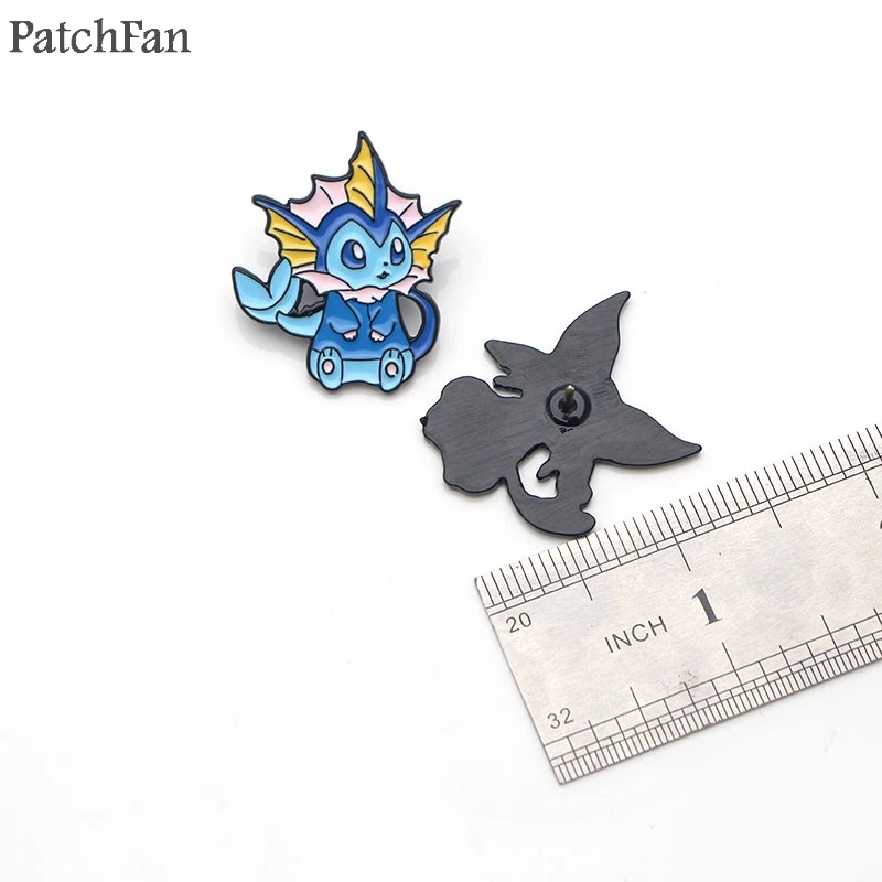 Patchfan Карманный Монстр Иви мультфильм цинк галстук булавки броши для рюкзака, одежды для мужчин женщин шляпа Декоративные значки медали A1650