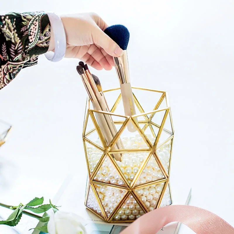 1 шт. скандинавский Ретро лоток для хранения золотого стекла подставка ювелирных