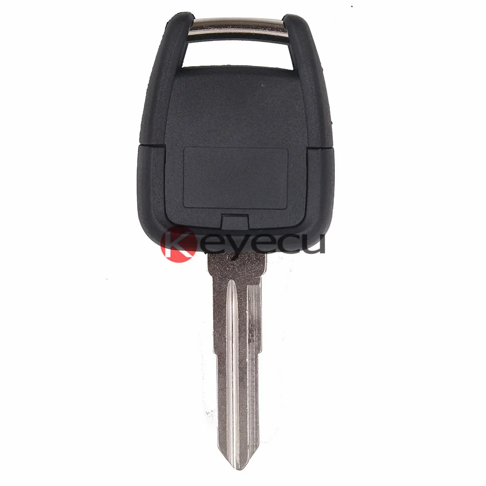 KEYECU 3 шт. 2 кнопки дистанционного ключа+ пульт и транспондер ID40 для Vauxhall Opel Astra Vectra Zafira 433,92 МГц