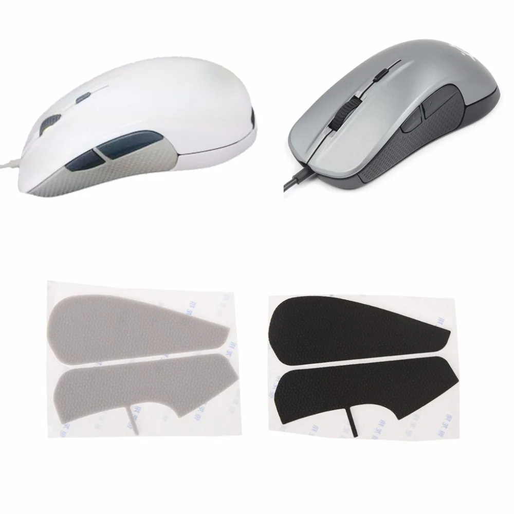 1 Набор мышей ног мышь коньки боковые наклейки для SteelSeries Rival 300 мышь ноги черный/серый