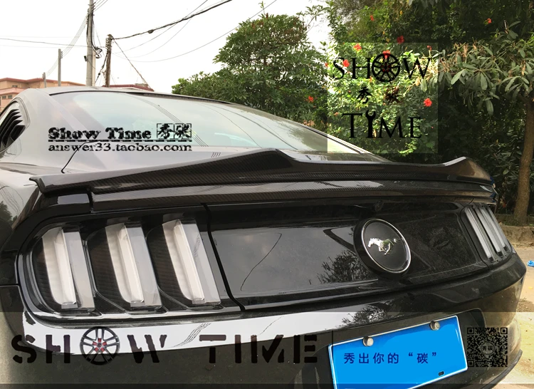 Карбоновое волокно для Ford mustang задний авто спойлер крыльев задних высокое