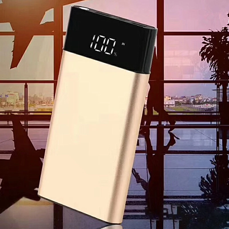 New Fashion 8000MAh with LCD Digital Power Bank Charging Treasure Large Capacity Portable Mobile External Battery Pack | Мобильные