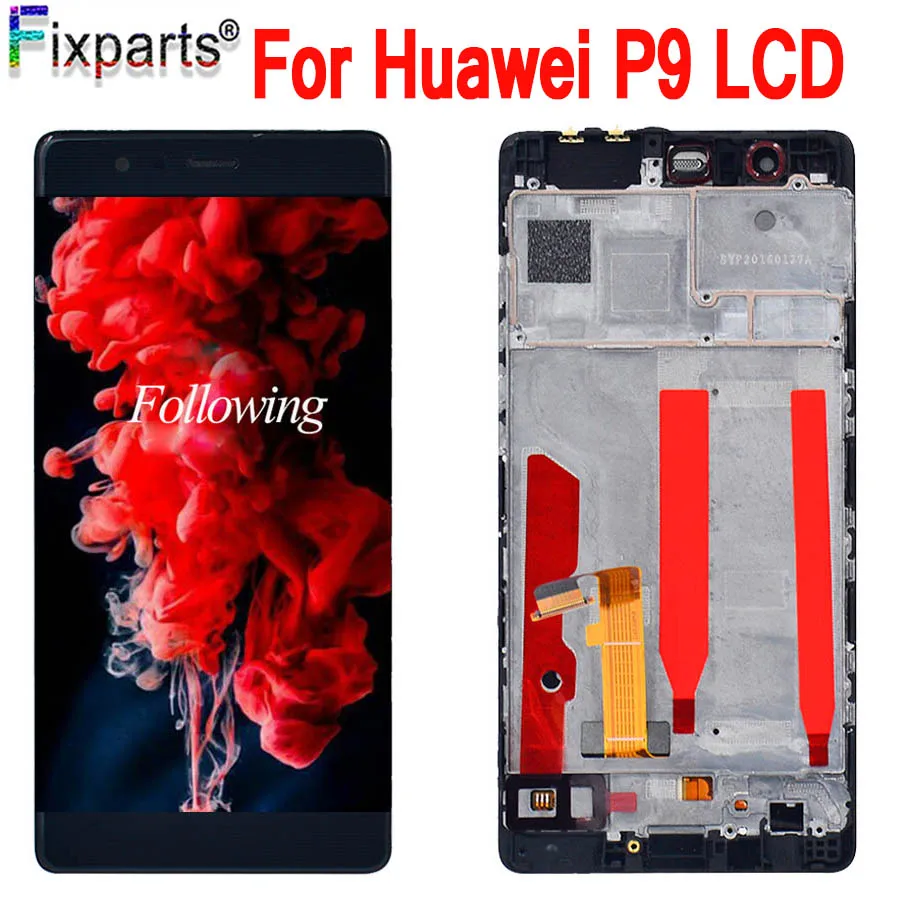 ЖК-дисплей 5 2 дюйма для Huawei P9 сенсорный экран дигитайзер в сборе запасные части