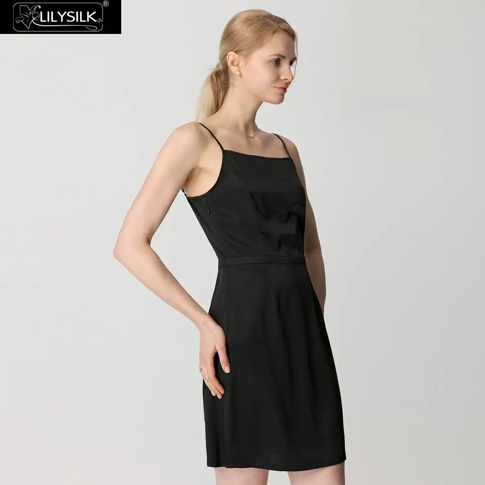 LILYSILK платье для женщин шелк Эластичный 19 мм Cami дамы Бесплатная доставка