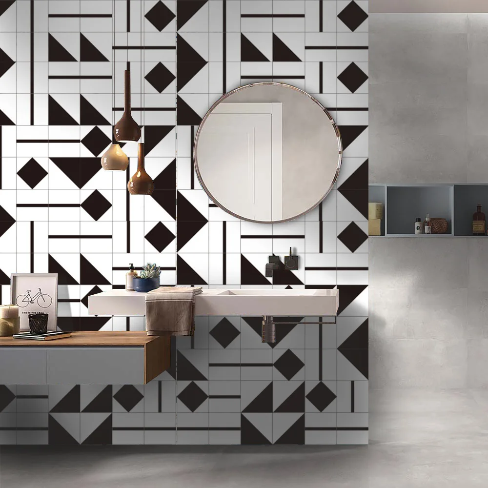 Fun Vision самоклеющаяся кухня ванная пластик плитка стикер водонепроницаемый