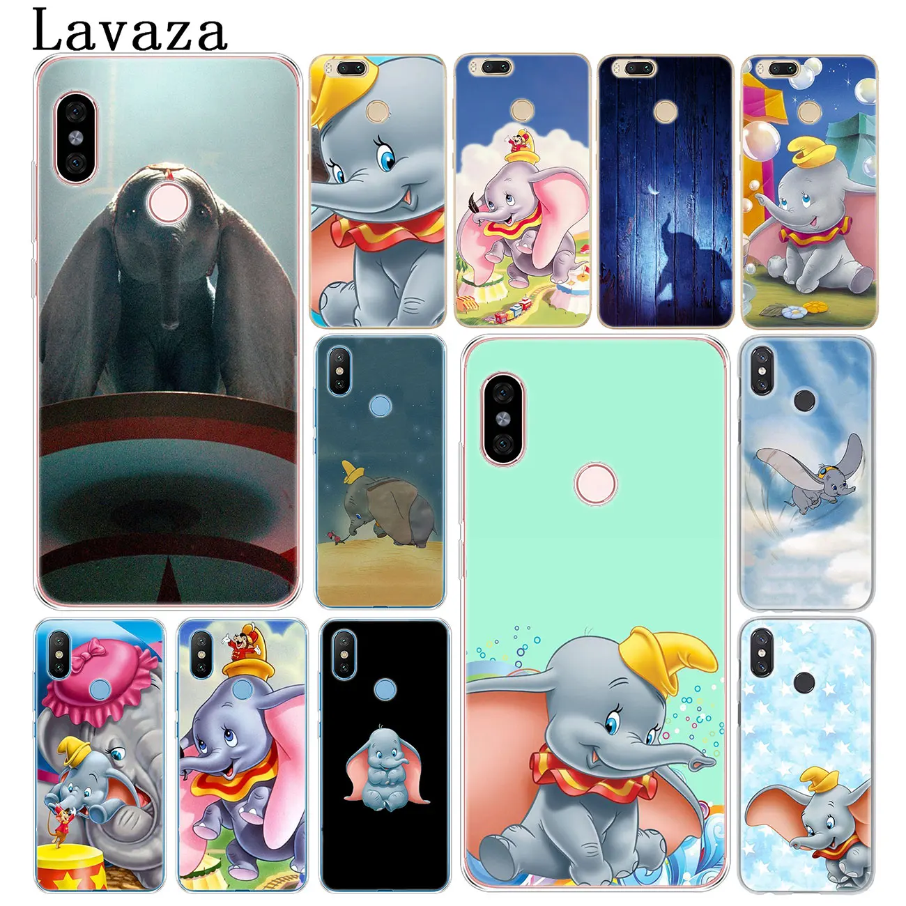 Твердый чехол для телефона Lavaza Dumbo elephant Xiaomi Redmi 8A 7A 6A 5A K20 K30 Note 8 8T 7 5 6
