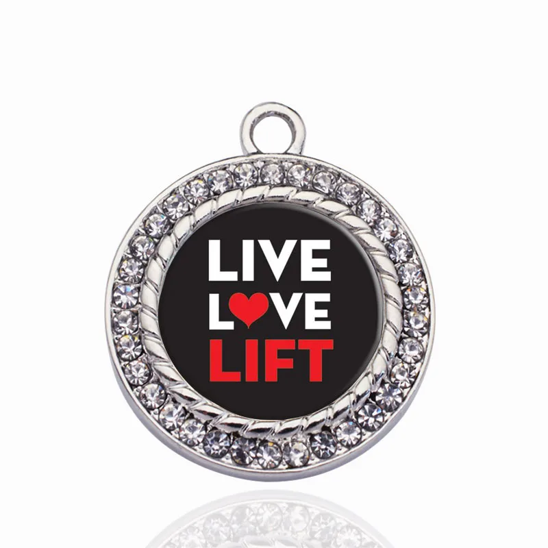 В прямом эфире любовь лифт круг очаровательные модные подвески ожерелья