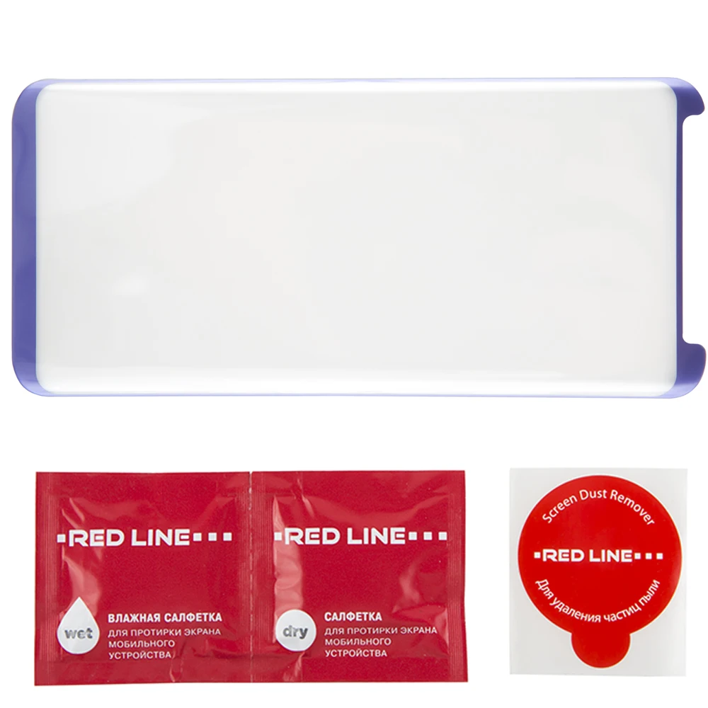 Защитное стекло Red Line для Samsung Galaxy S8 Plus Full Screen (3D) фиолетовый|Защитные стёкла и