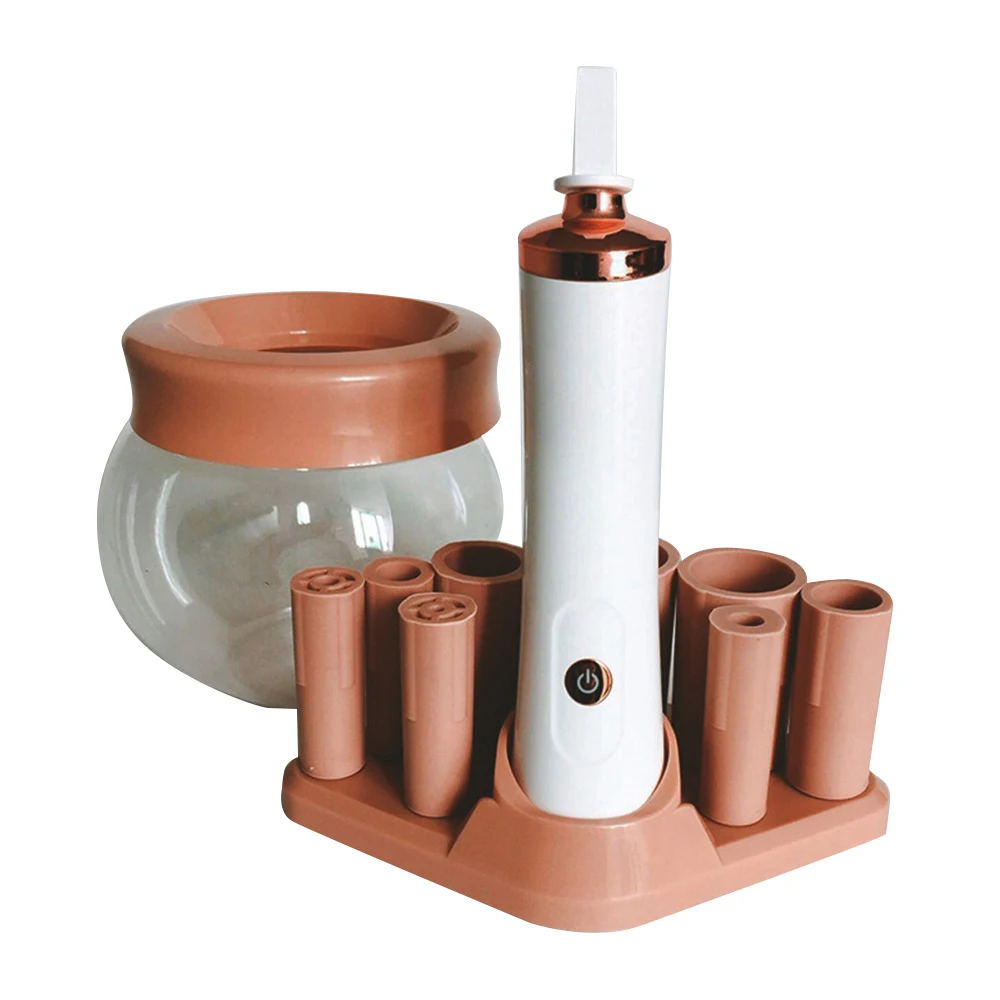 Электрический набор кистей для чистки и сушки макияжа, вращающиеся чистые быстросохнущие кисти для макияжа, моющее очищающее средство, чистящее средство, машина