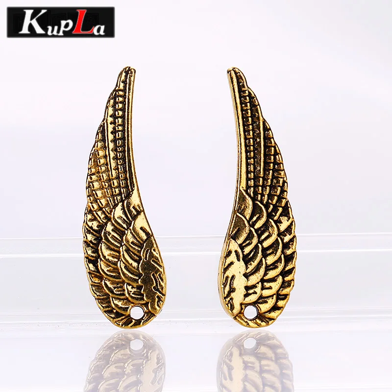 Винтажные металлические подвески с маленькими крыльями DIY ювелирные изделия