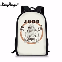 noisydesigns cool martial arts judo design printing backpacks for teenages girls boys children school supplies 3d laptop mochila