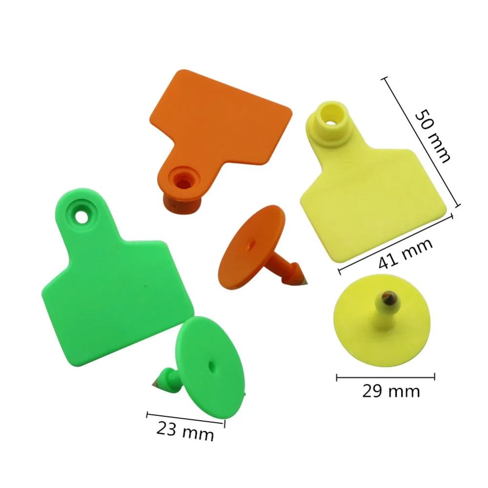 Ушные бирки для свиней 5 цветов этикетка идентификации животных без слов