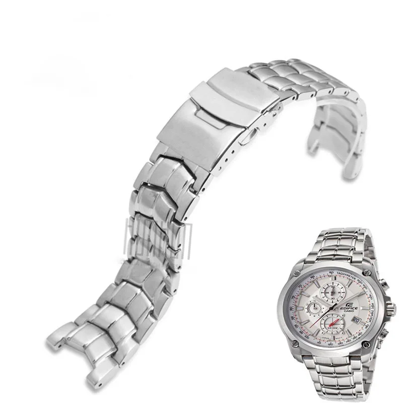 Последний браслет адаптер для Casio EF 524 твердый стальной ремешок 5051 аксессуары