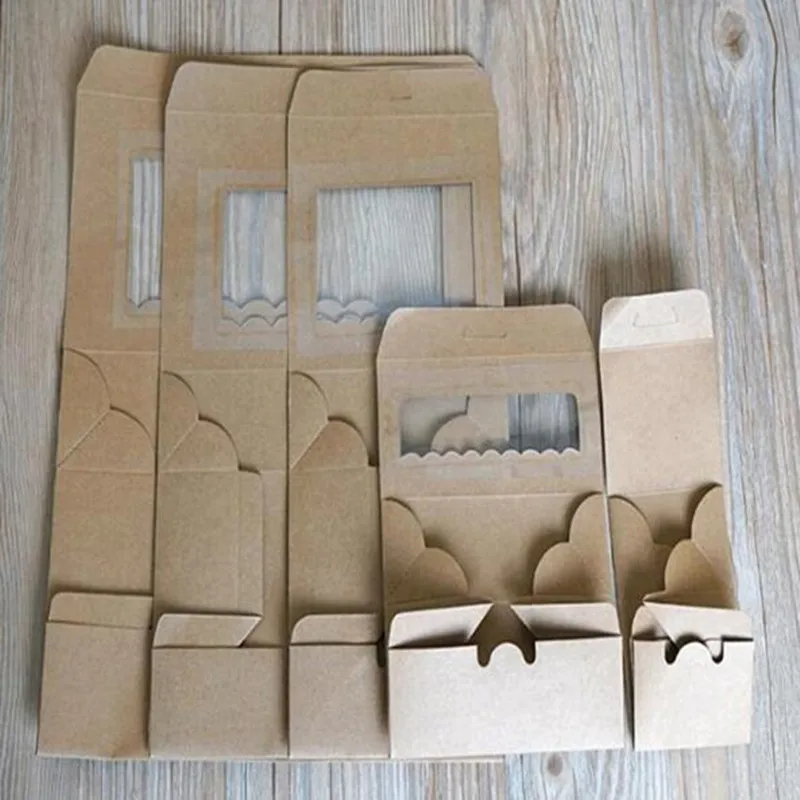 Выпечки крафт белая коробка упаковка Валентина шоколадная Mooncake коробки партии