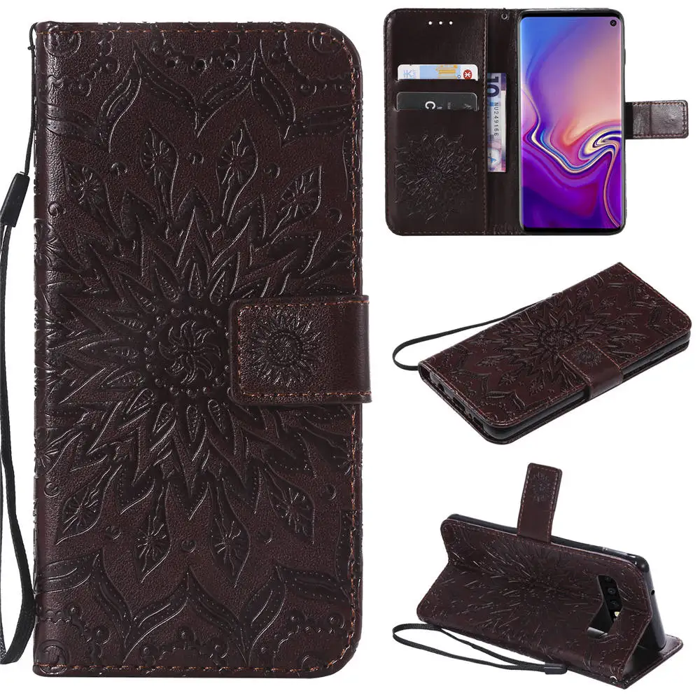 10 3D кожаный чехол для samsung Galaxy S10 S10E S9 S8 Plus, чехол-книжка с бумажником, чехол для телефона s для samsung Galaxy S8 S9 S10 Plus, чехол - Цвет: 10