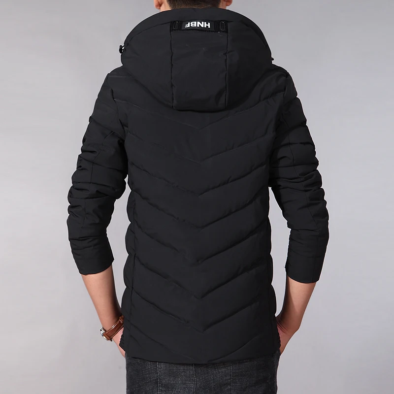 2019 Новинка Зимняя Куртка Мужская Модная Хлопковая Стеганая Синтепон Зимнее