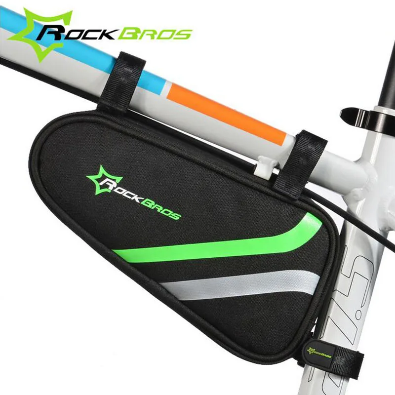 ROCKBROS Водонепроницаемая Светоотражающая треугольная велосипедная сумка для
