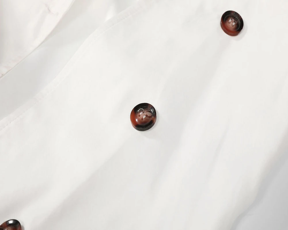 Новинка осени, высокая мода, женский классический двубортный Тренч, ветровка, верхняя одежда, четыре размера