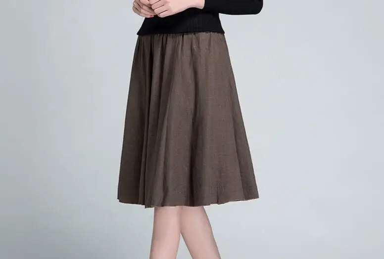 Женская юбка с высокой талией осенне-зимняя новая модная тонкой | одежда