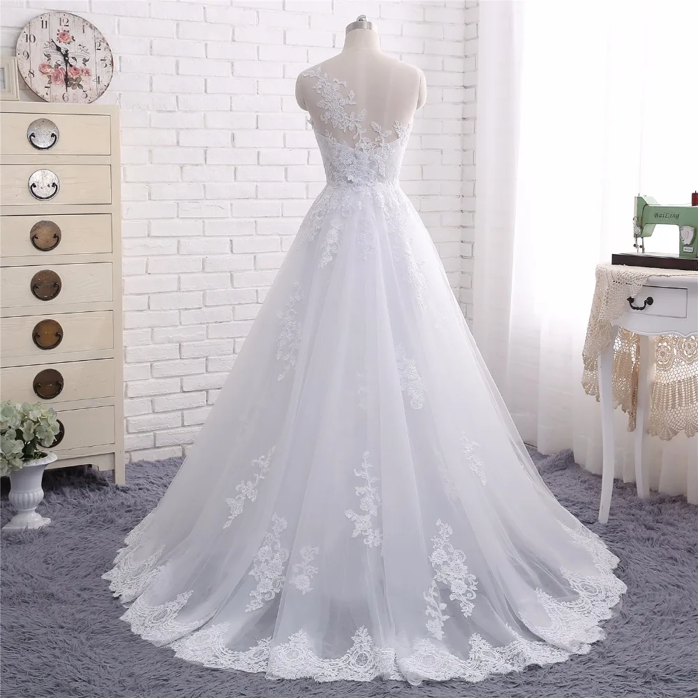 2018 Новое поступление Свадебные платья Vestido de Noiva ТРАПЕЦИЕВИДНОЕ свадебное платье