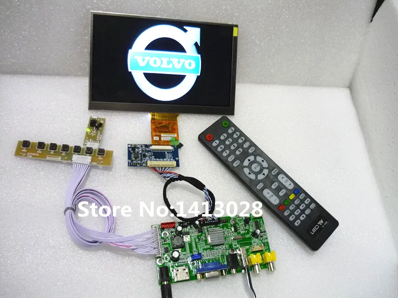 HDMI + 2AV VGA плата драйвера заднего вида USB ЖК контроллера для панели