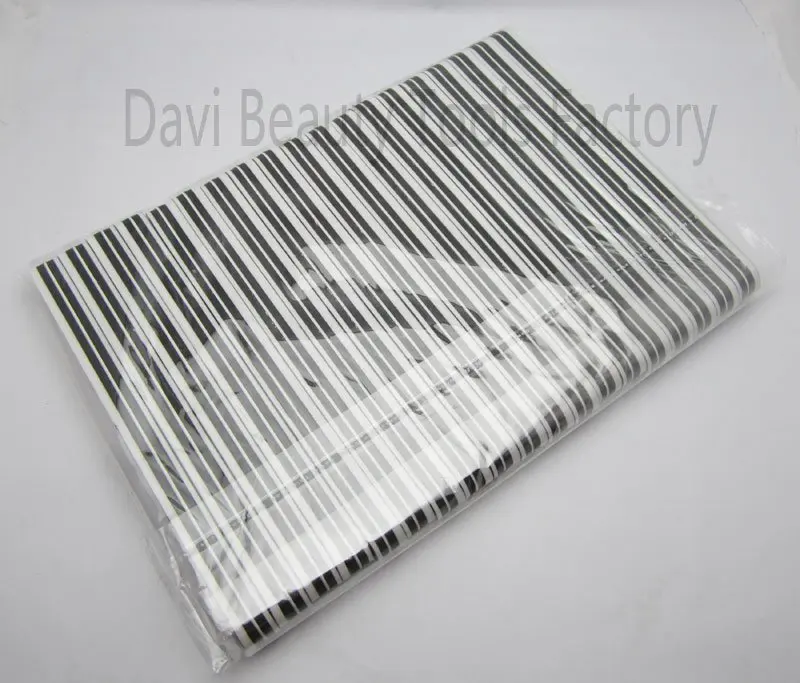 20 шт./лот черный белый серый 3 сторонний буфер для ногтей и пилочки блестящие