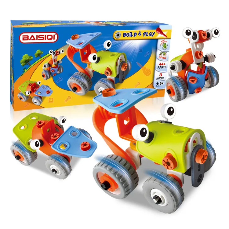 Children DIY Intellectual Desktop Assembly Building Block Concept car and Parent-Child Interactive Screw Toy Model Gift | Игрушки и