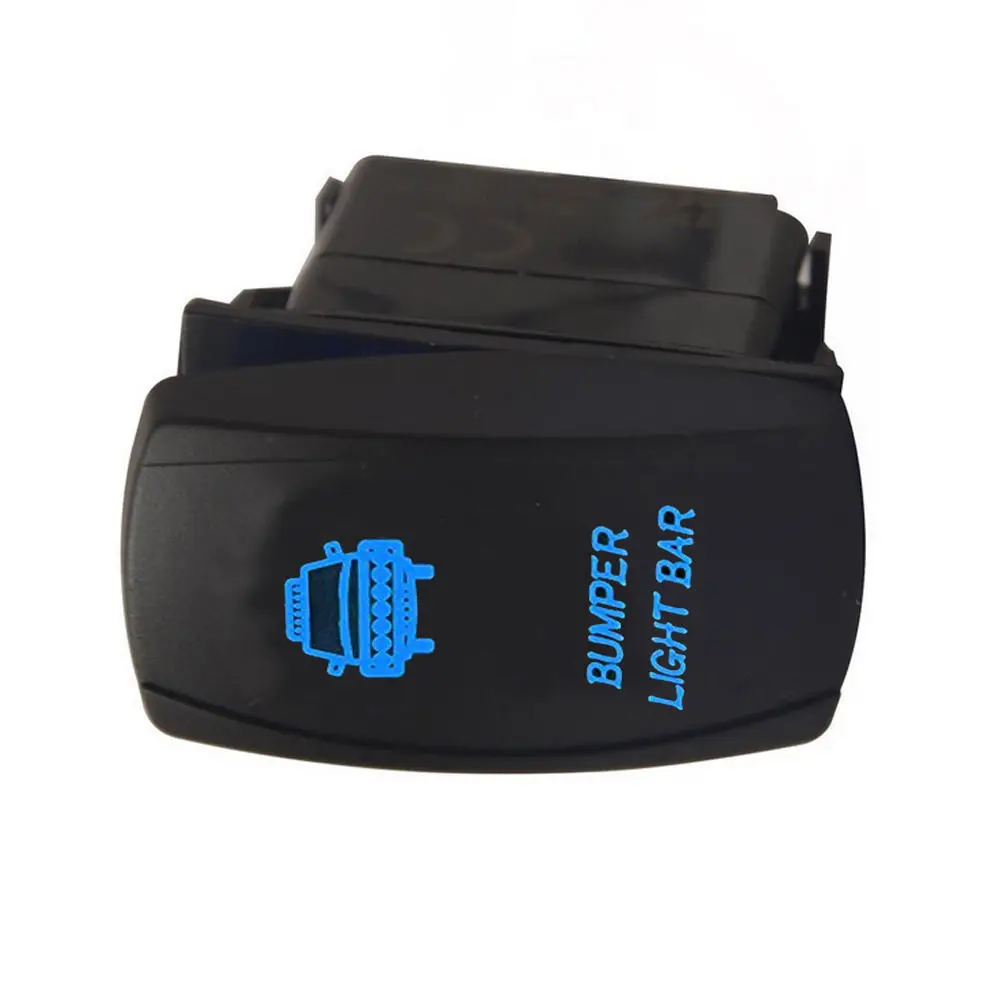 EE Поддержка автомобиля внедорожный 12V 20A тумблер кулисный переключатель синий