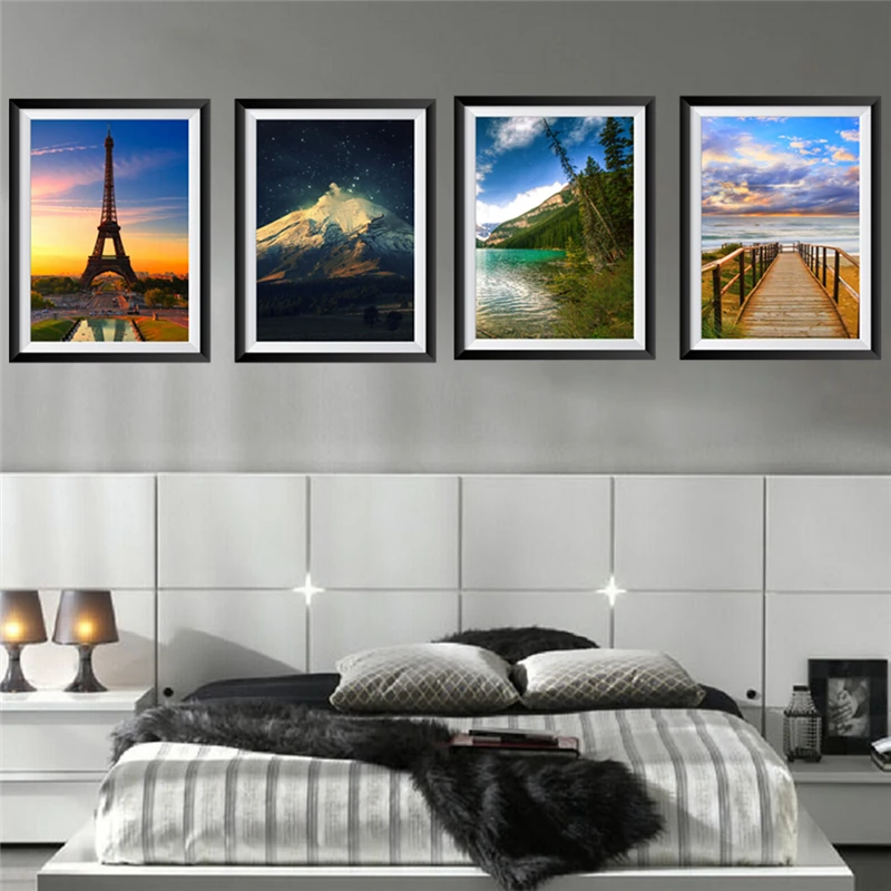 Креативные Ландшафтные фоторамки 45*60 см настенные наклейки декор для спальни