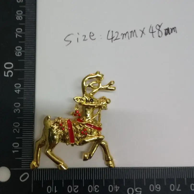 Летние Броши с Красной глазурью золотого цвета модные ювелирные изделия подарок