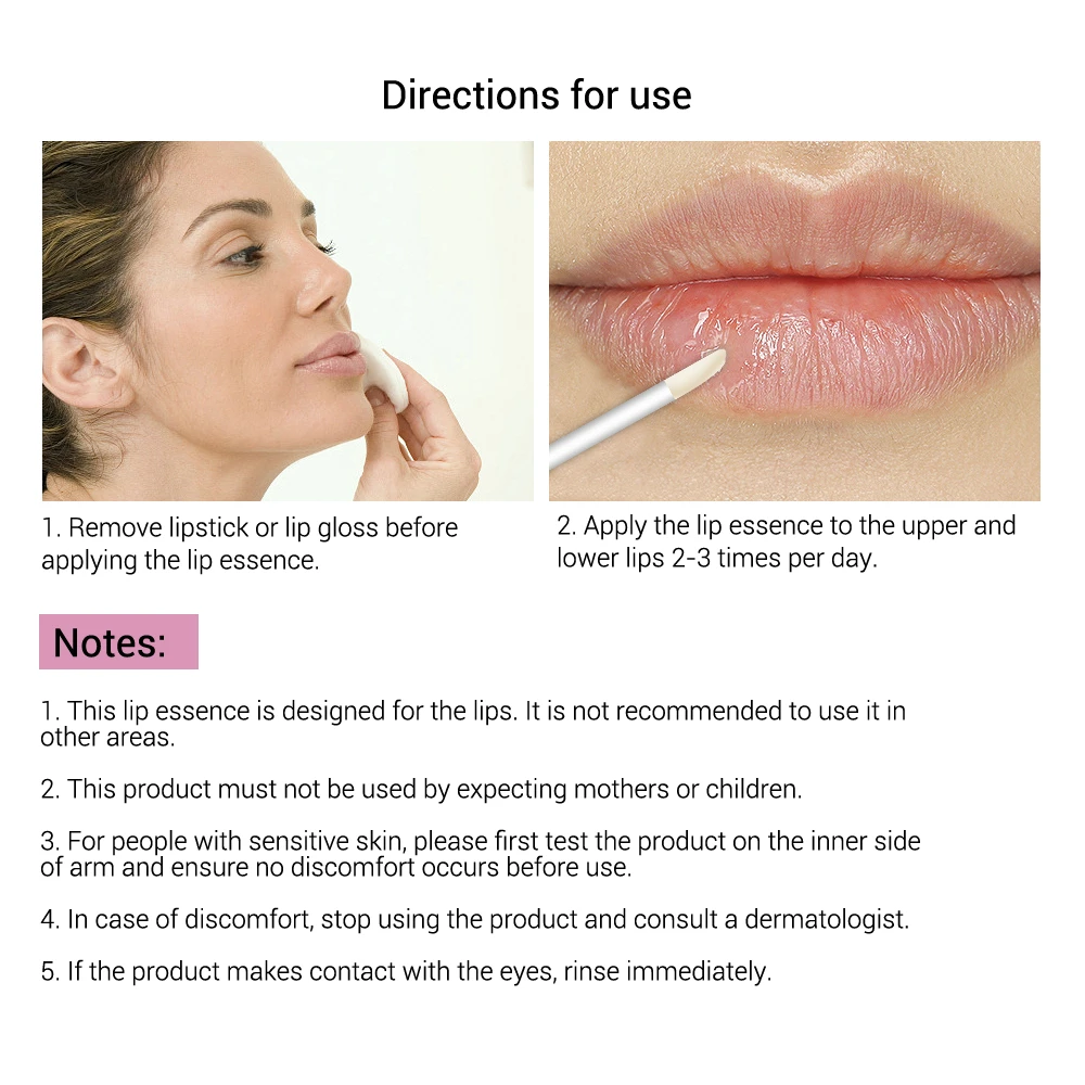 

LANBENA Lip Care Serum Lip Plumper Repairing Reduce Lip Mask Fine Lines Increase Moisturizing Lip Elasticity Beauty Lip Care