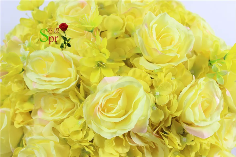 

SPR 3D wedding table centerpiece flower ball wedding decoration artificial arch flowers party home backdrop decorative flore