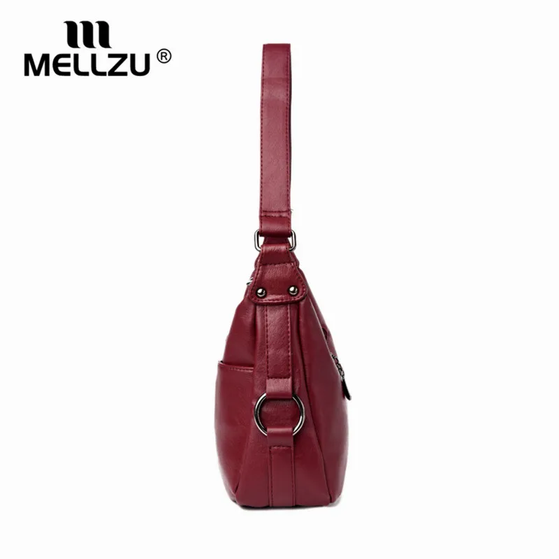 Mellzu Роскошные Сумки Для женщин дизайнерские сумки через плечо женские Half Moon Handsbag