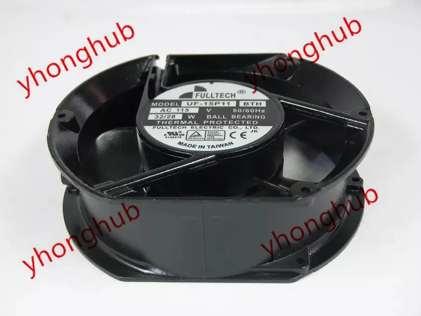 FULLTECH UF 15P11 BTH AC 115V 32/28W 2 piece 172x172x50mm вентилятор охлаждения сервера|round fan|server fanac cooling fan