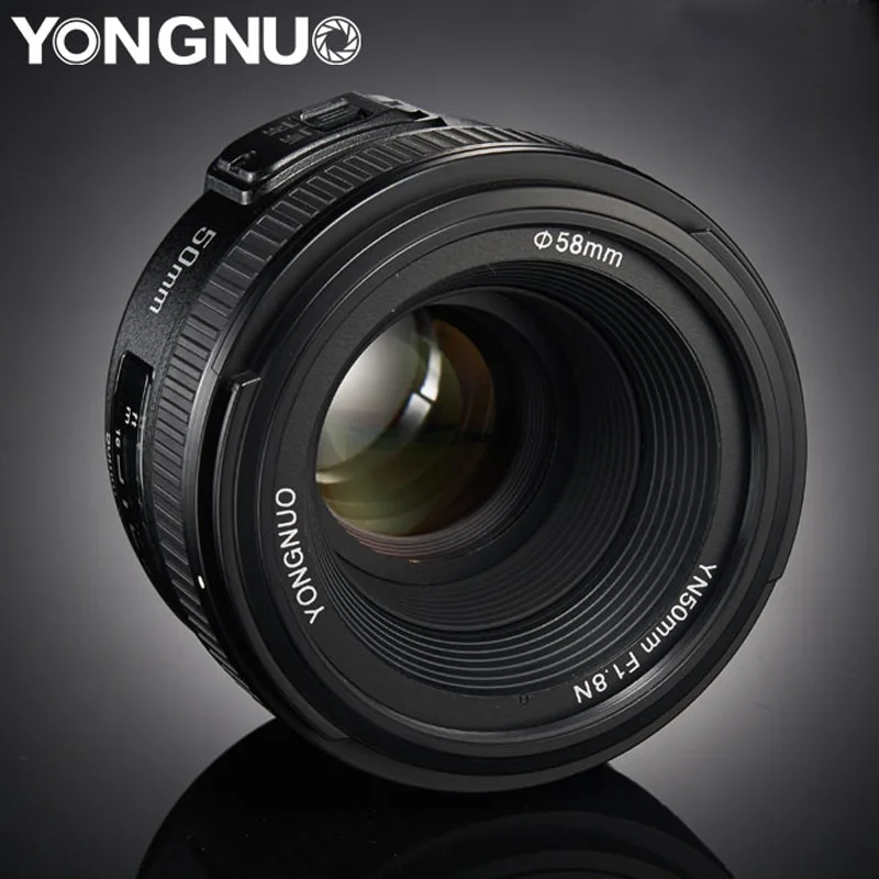 Объектив YONGNUO YN 50 мм F1.8 AF MF с многослойным покрытием объектив F1.8N для камеры Nikon DSLR