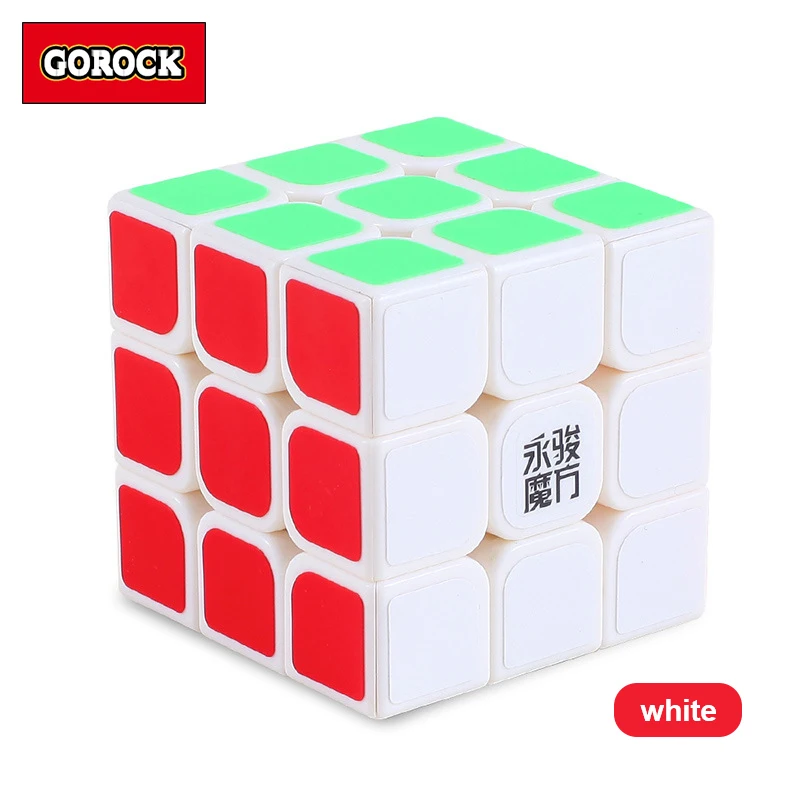 YONGJUN 3x3x3 magico cube Puzzle stickerless Professional competition fidget speed for children educational toys | Игрушки и хобби