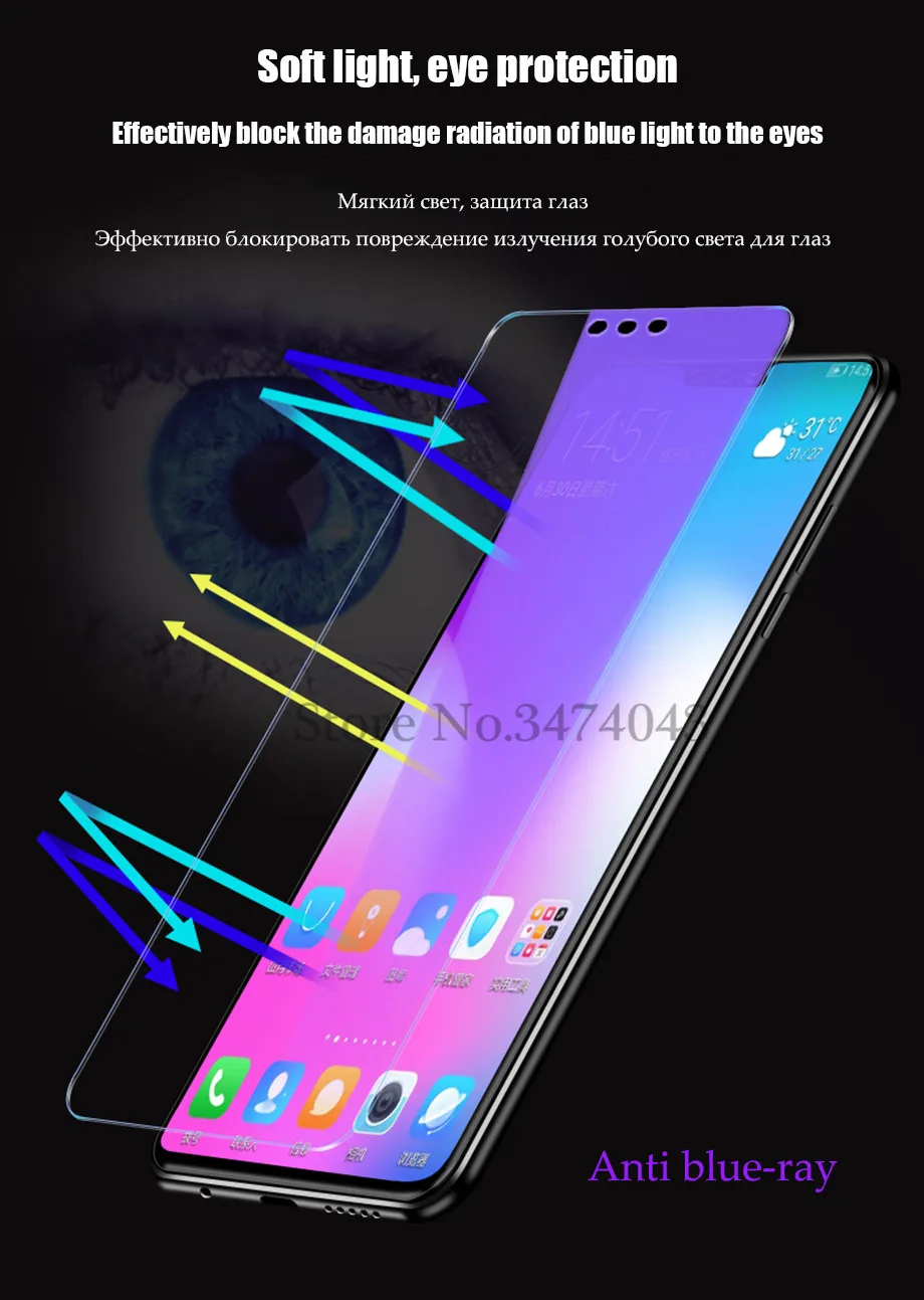 2 шт./лот, закаленное стекло для huawei Honor 8A 8X 8C, защита экрана, полное покрытие, стекло для huawei Honor 8C 8X MAX, защитная пленка