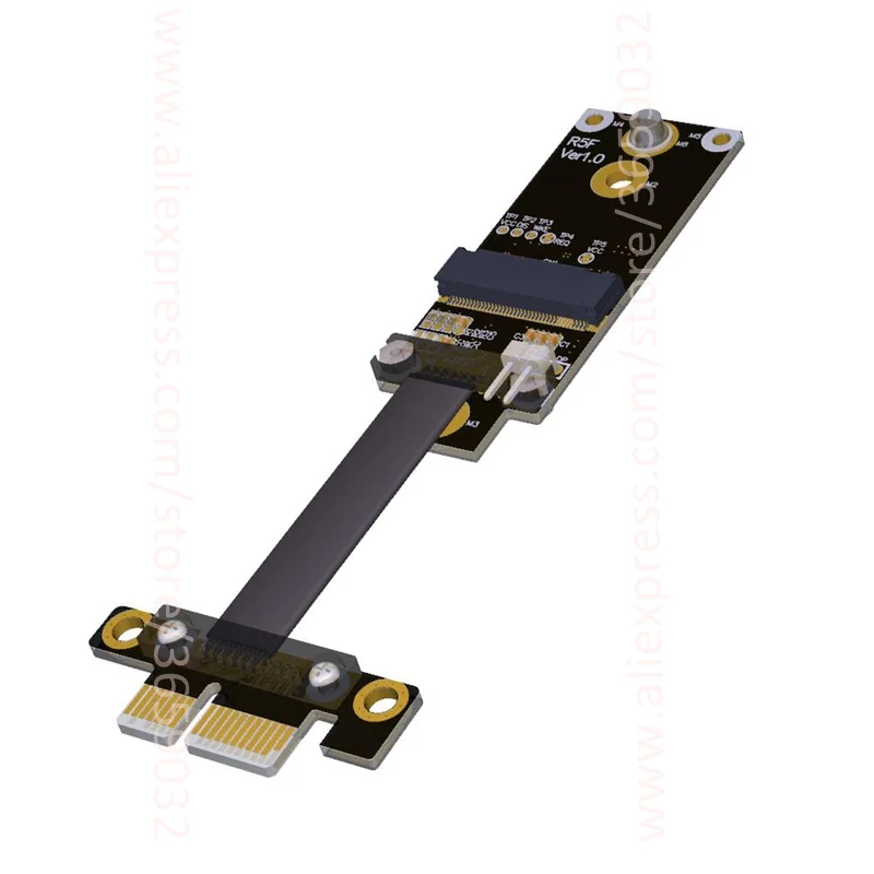 M.2 A.E. Ключ WiFi к PCIe x1 адаптер расширения Gen3.0 беспроводная сетевая карта ленточный