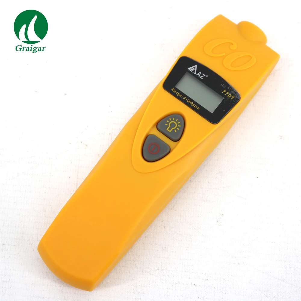 AZ7701 цифровой портативный детектор угарного газа Тестер измеритель AZ-7701