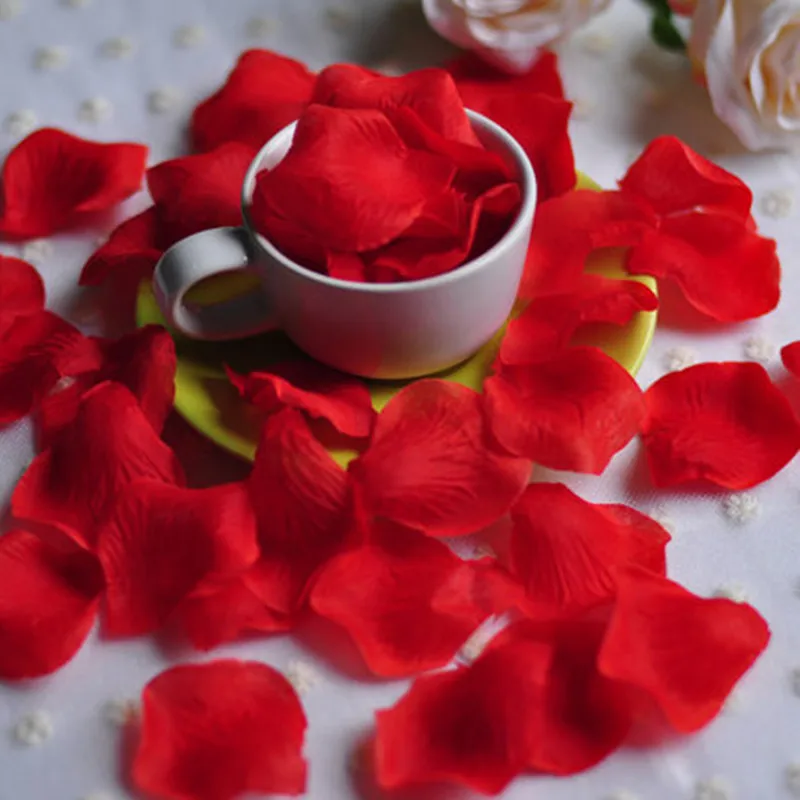 Bloemblaadjes Matrimonio Petalos De Rosa Boda 100 лепестки для свадьбы Свадебные украшения Flores|rose petal