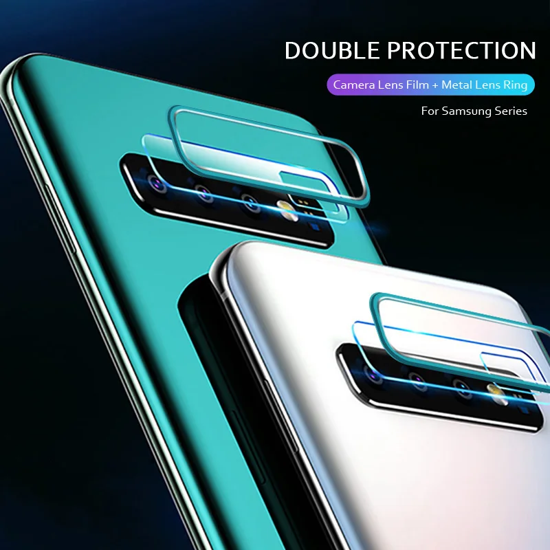 Закаленное стекло для Samsung S10 Защитная пленка Plus Задняя крышка объектива камеры