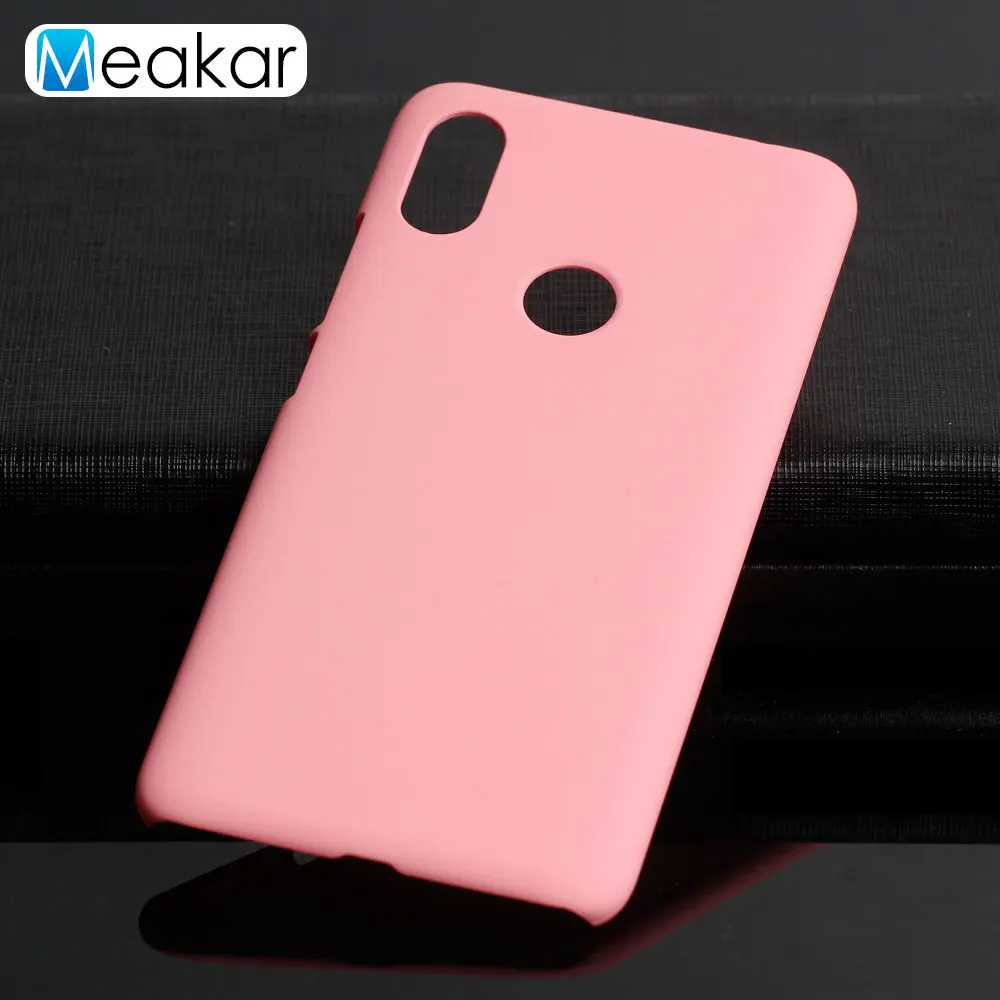 Матовая Пластик Coque 5.99For Xiaomi Redmi S2 чехол для Xiaomi Redmi S2 Y2 RedmiS2 RedmiY2 телефона чехол-лента на заднюю панель - Цвет: Pink